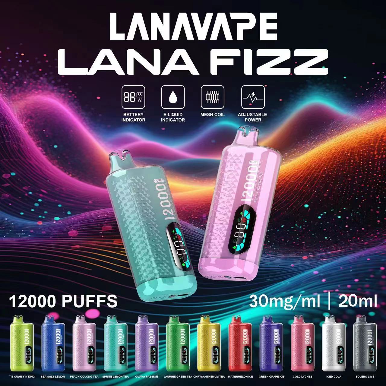 LANA FIZZ 12000 PUFF | XV ENTERPRISE