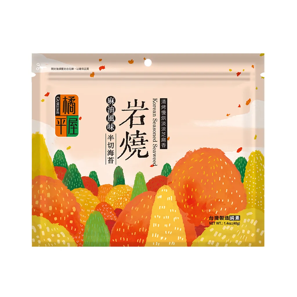 橘平屋-岩燒三切(半切)海苔40g