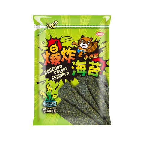 小浣熊爆炸海苔-原味35g
