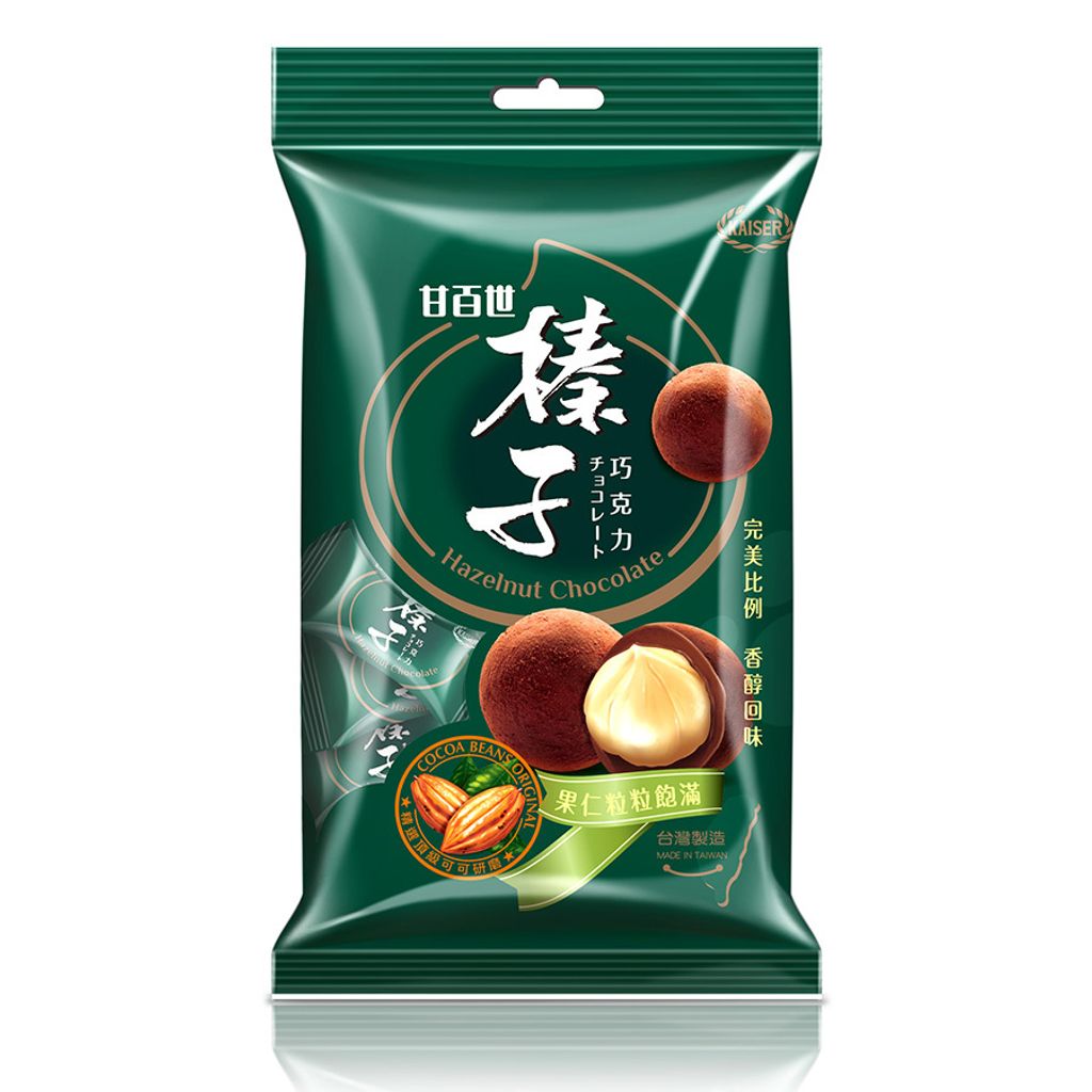 甘百世-017榛子巧克力袋裝70g