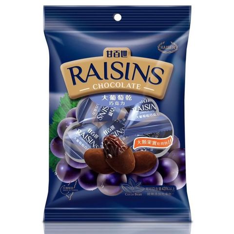 甘百世-037大葡萄乾巧克力80g