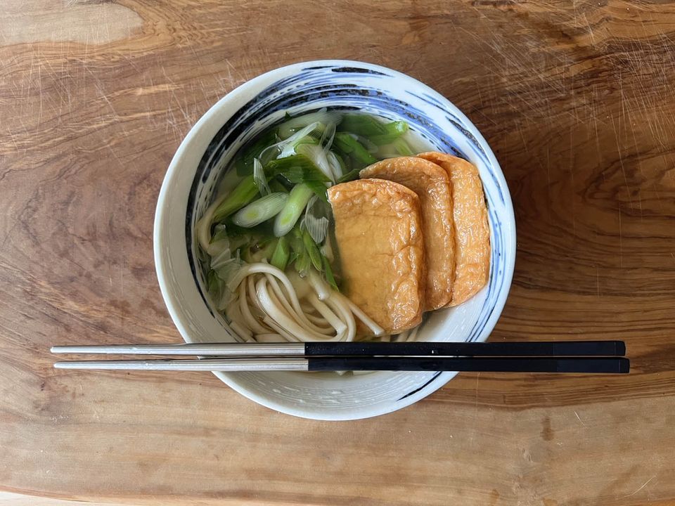 京都風味的豆皮烏龍麵