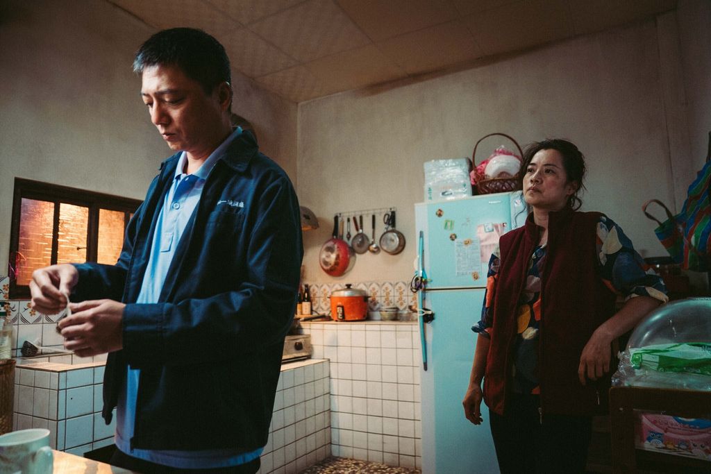 最強夫妻檔藍葦華（左）、高伊玲（右），片中多場情緒戲，工作人員直呼「好過癮！」／牽猴子 提供