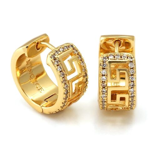 greek gold earring