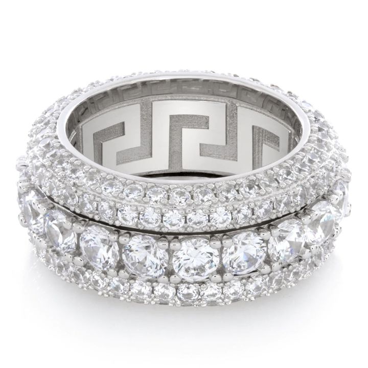 spin ring silver