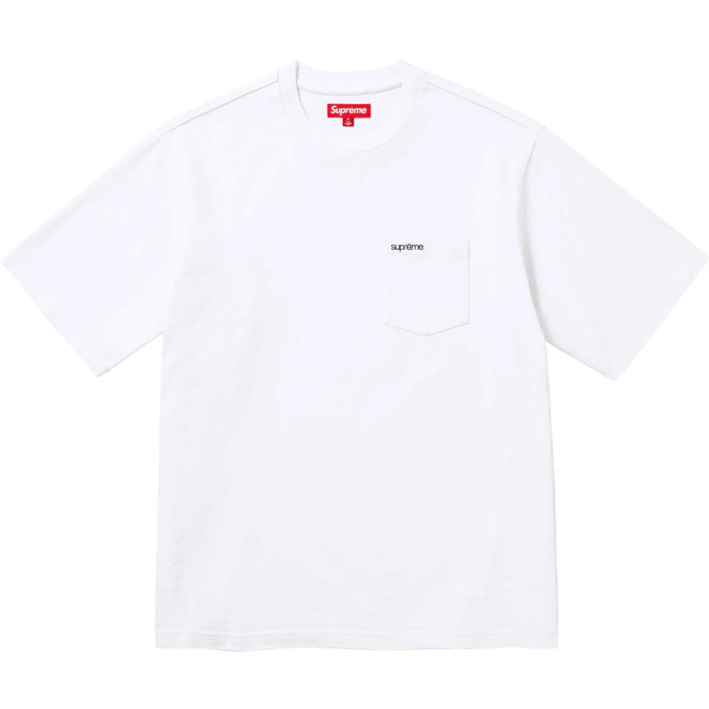 supreme tee pocket white1