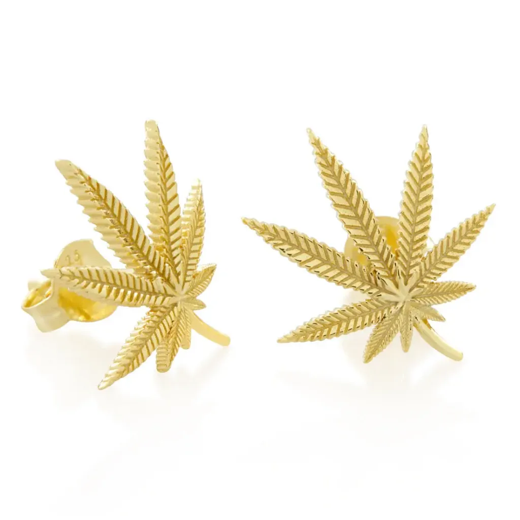 cannabis-leaf-stud-earrings-14k-vermeil-sterling-silver-1-3-king-ice-34600783085743