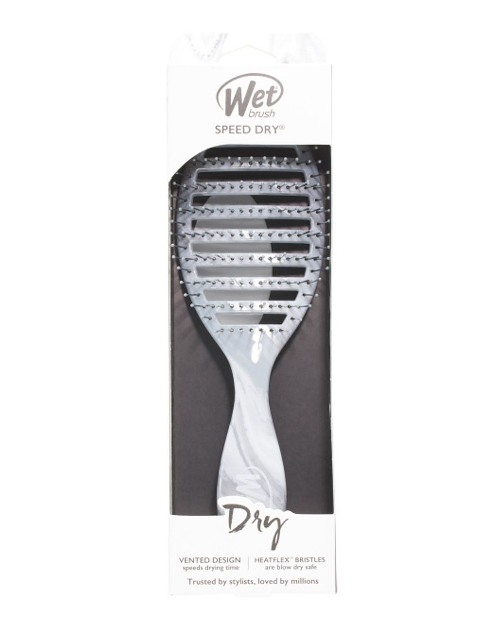 Metallic Marbled Speed Dry Detangling Brush 