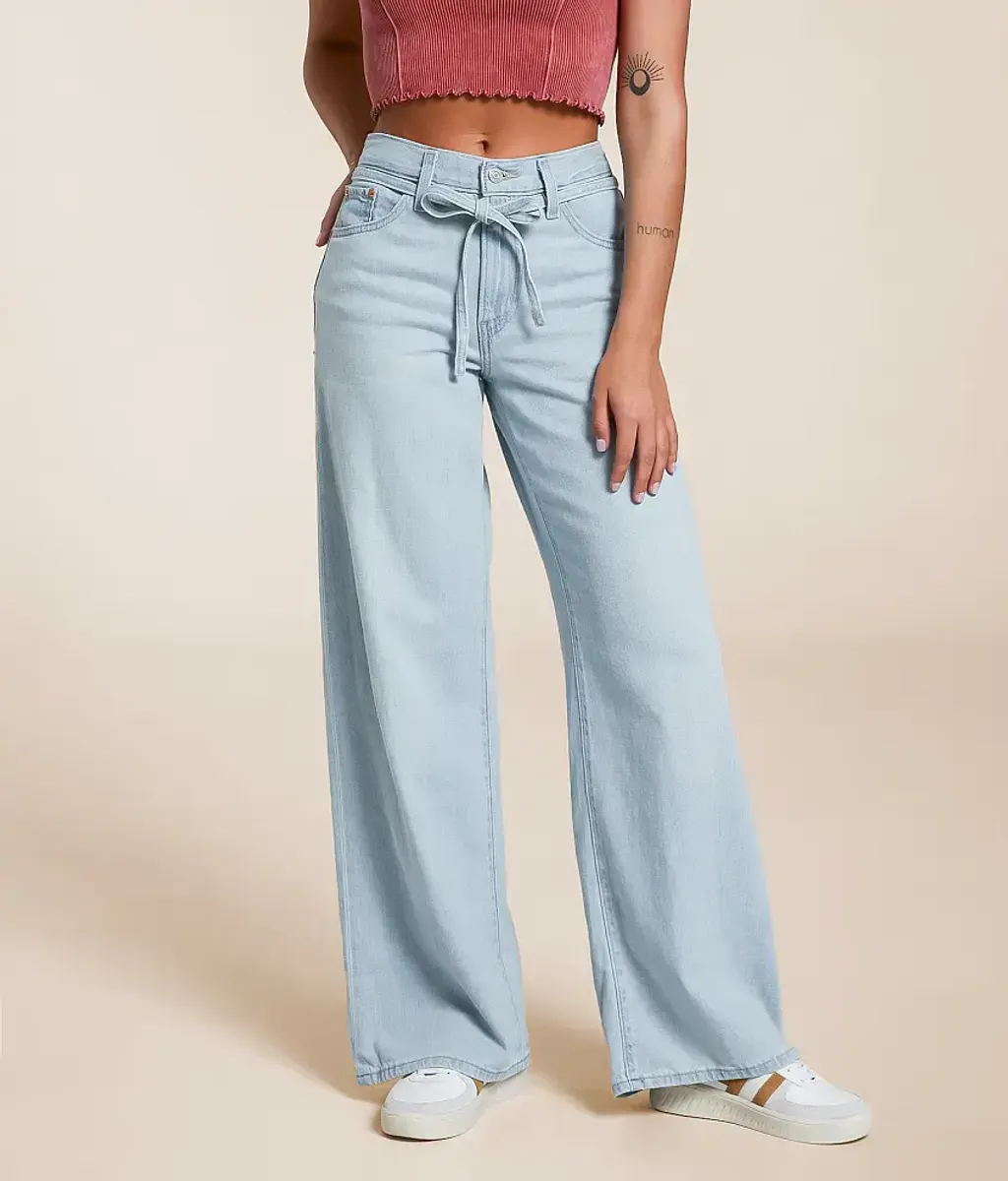 LEVIS Linen Blend Extra Straight Jeans 8