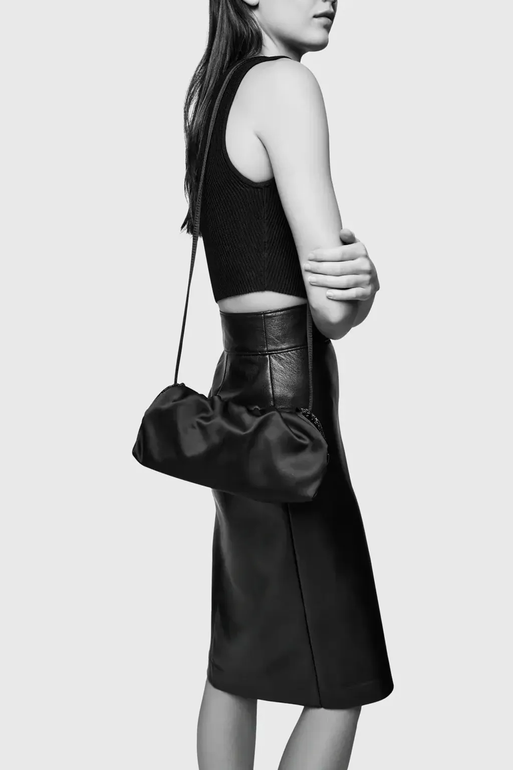 REBECCA MINKOFF Tied Up Clutch And Shoulder Bag With Drawstring Closure  2