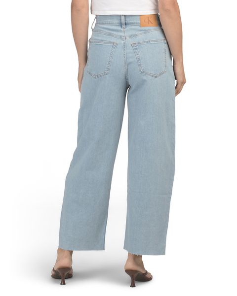 CALVIN KLEIN JEANS High Rise Wide Leg Jeans 2