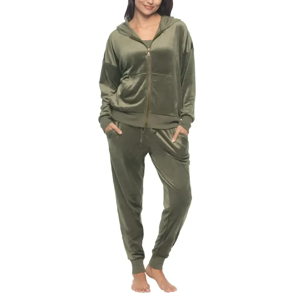 Felina Women's Velour Track Suit  8