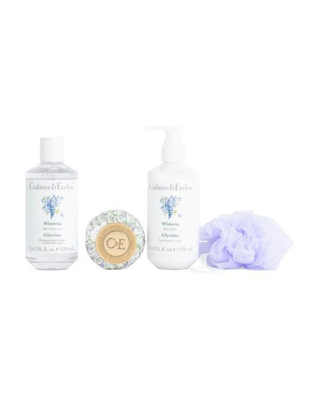 crabtree 4pc Wisteria Deluxe Gift Set  3