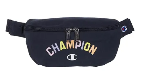 Champion Multi Color Logo Shuffle Crossbody Fanny Pack BAG Navy OSFA Buckle 2