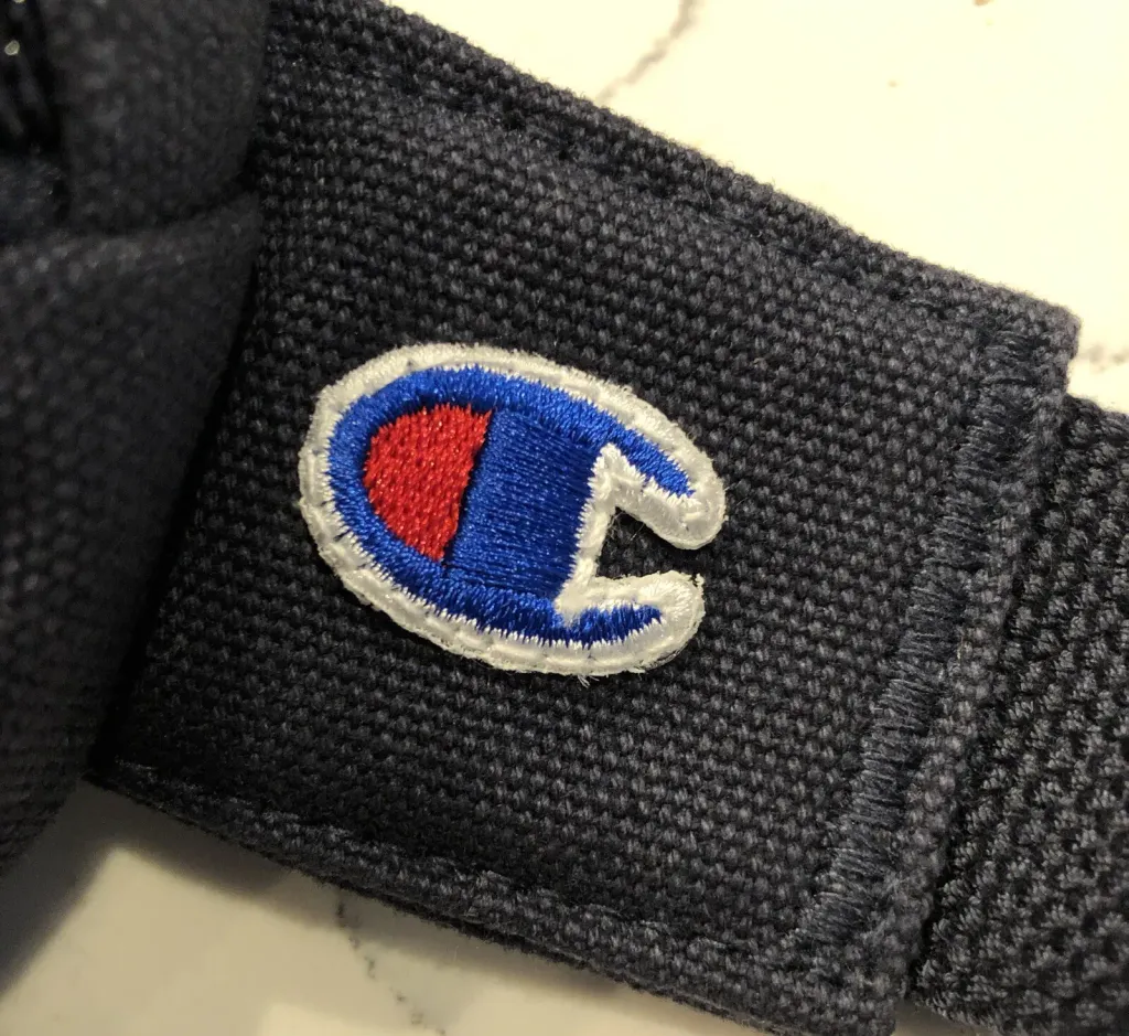 Champion Multi Color Logo Shuffle Crossbody Fanny Pack BAG Navy OSFA Buckle 5