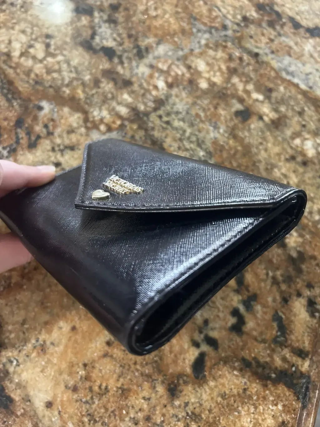 victoria's secret Jewel Metallic Envelope Pouch 25