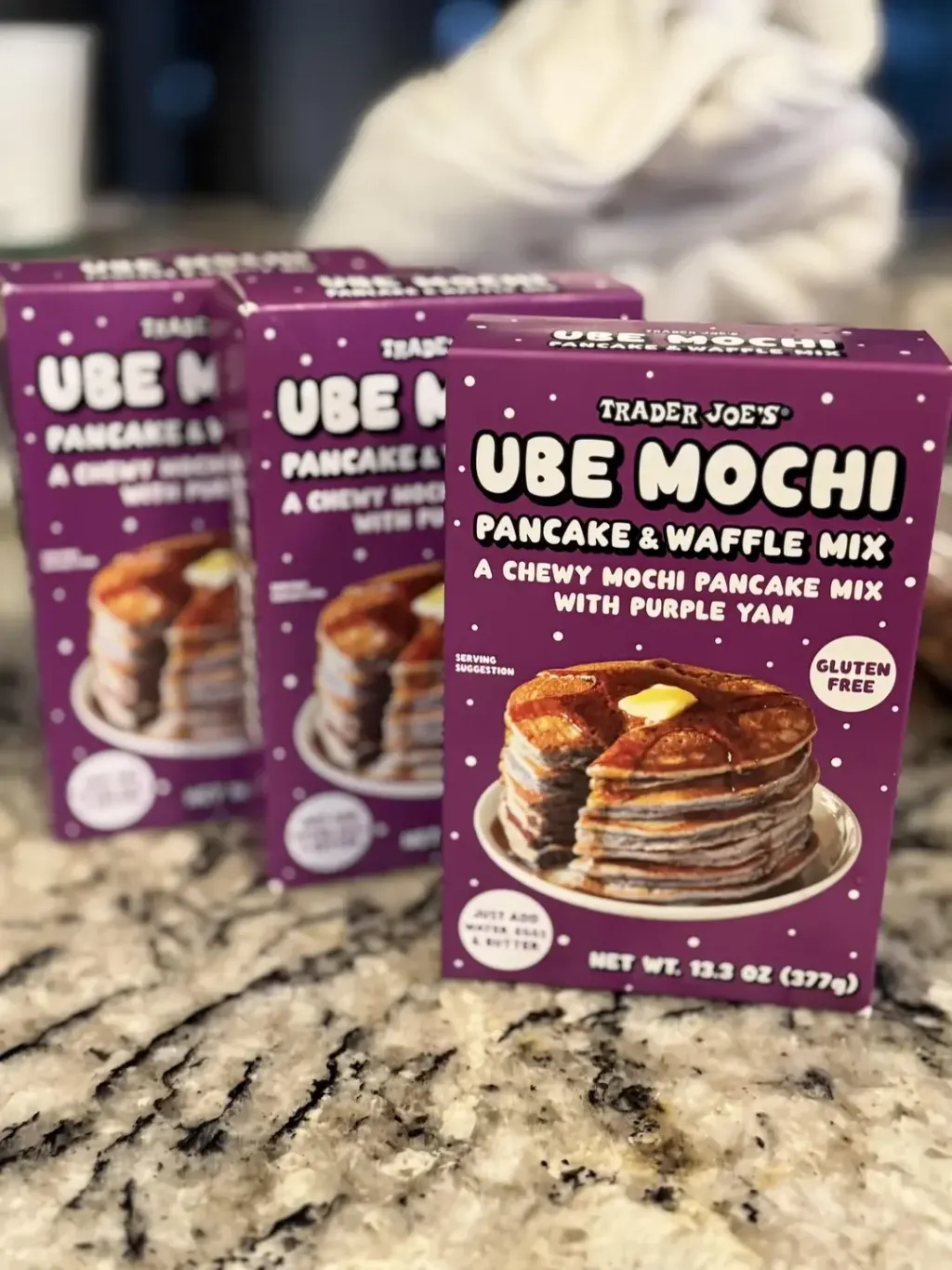 Trader Joe’s Ube Mochi Pancake Waffle Mix 