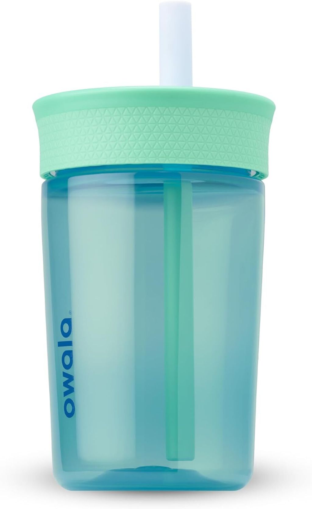 Owala Kids Insulation BPA-Free Plastic Tumbler with Spill Resistant Flexible Straw, Easy to Clean, Kids Water Bottle, Great for Travel, Dishwasher Safe, 15 Oz