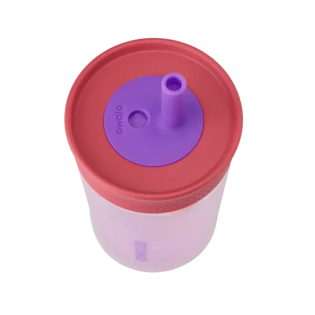 Owala Kids Insulation BPA-Free Plastic Tumbler with Spill Resistant Flexible Straw, Easy to Clean, Kids Water Bottle, Great for Travel, Dishwasher Safe, 15 Oz 3