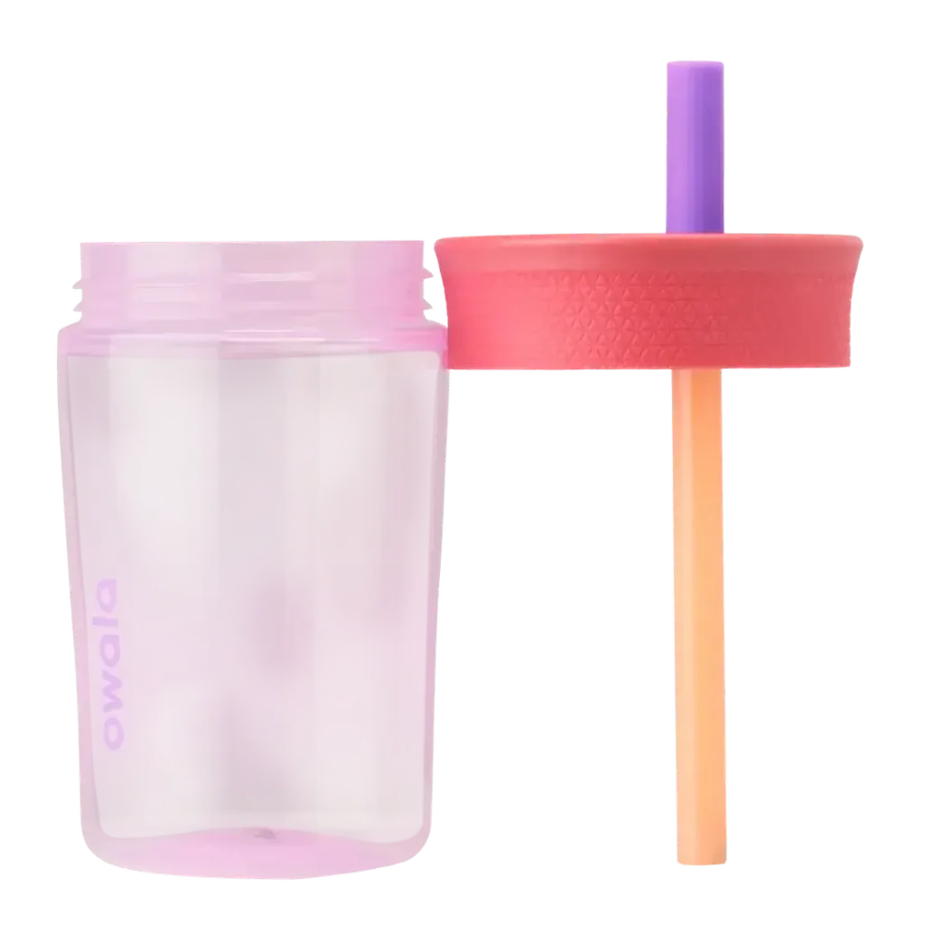 Owala Kids Insulation BPA-Free Plastic Tumbler with Spill Resistant Flexible Straw, Easy to Clean, Kids Water Bottle, Great for Travel, Dishwasher Safe, 15 Oz 2