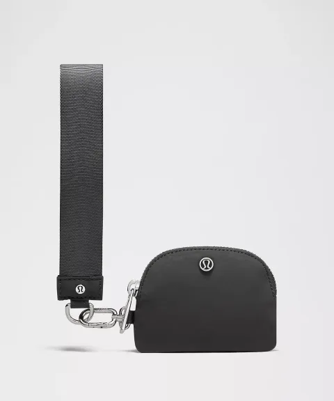 Dual Pouch Wristlet Glitter 2