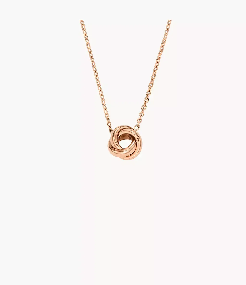 Fossil Flex Knot Necklace