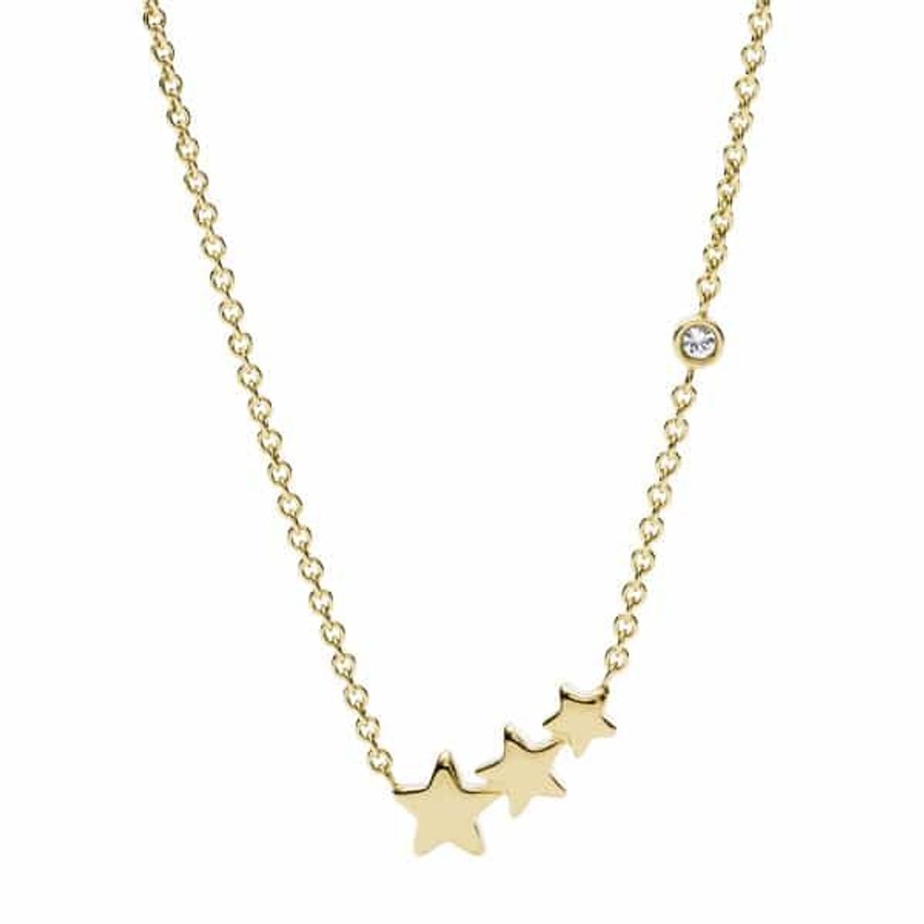 Fossil Vintage Motifs Woman Necklace Gold