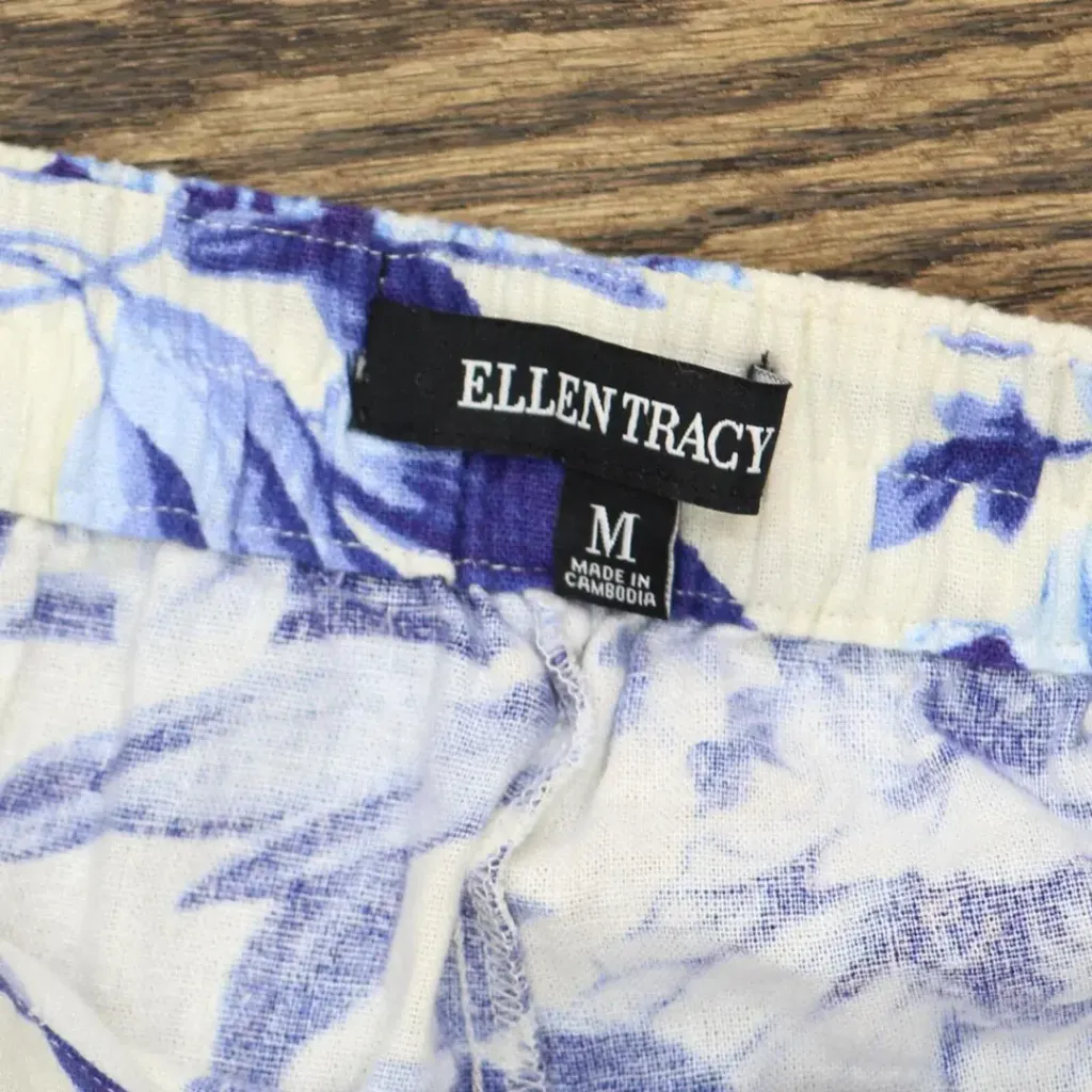Ellen Tracy Womens Woven Linen Skort 3