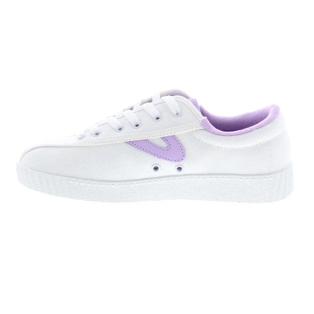tretorn nylite canvas white lilac 3
