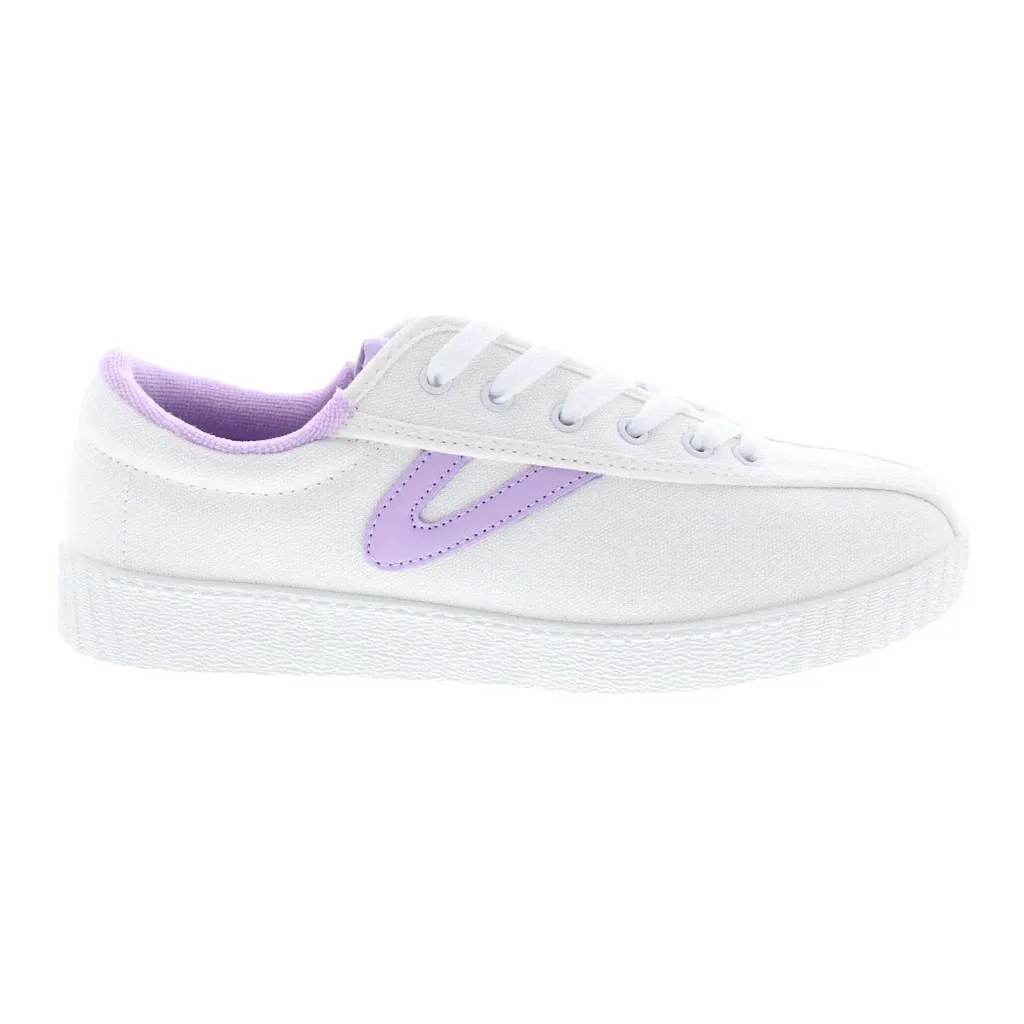tretorn nylite canvas white lilac