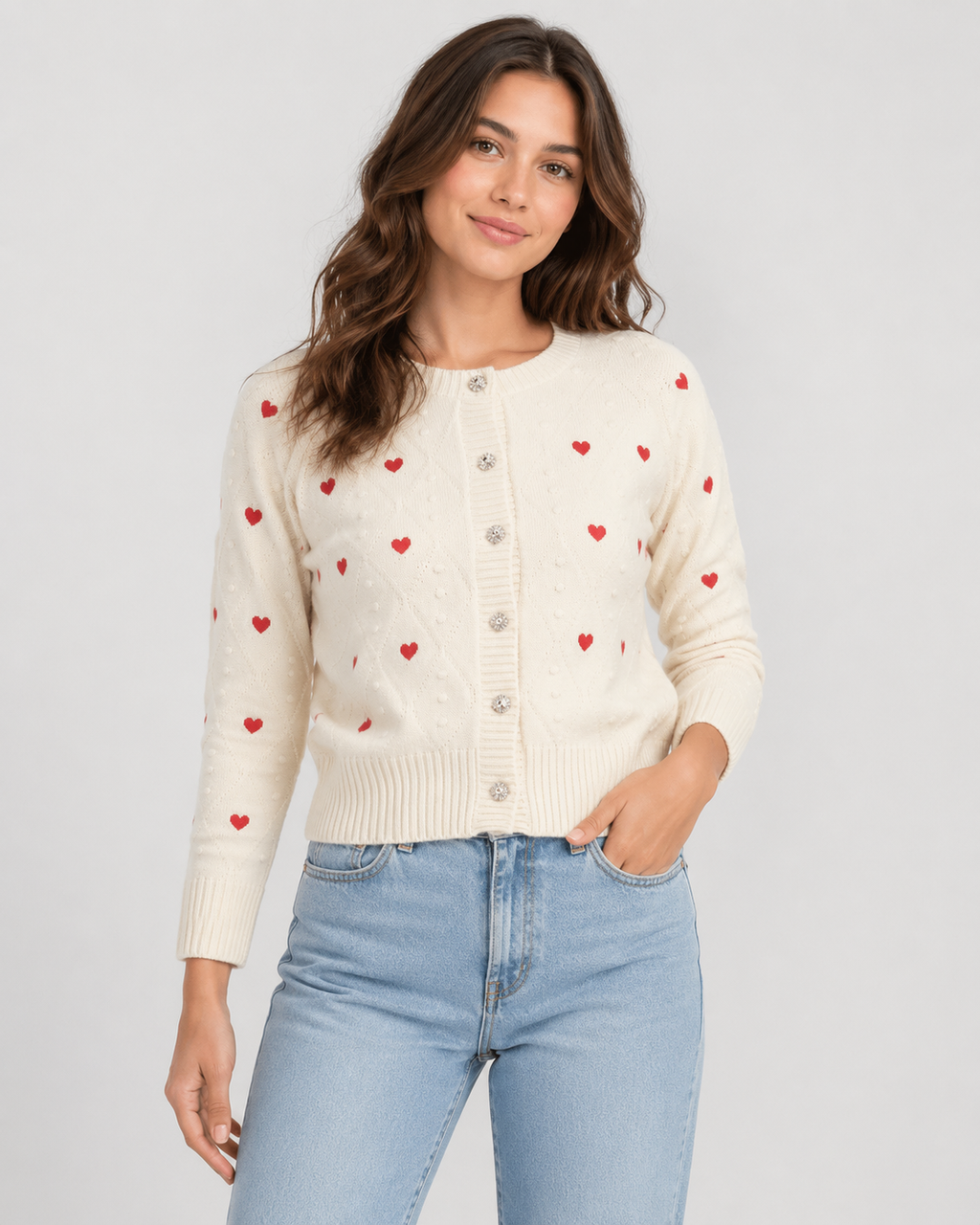 BELLDINI Heart Cardigan