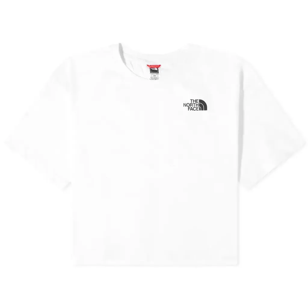 THE NORTH FACE CROPPED SIMPLE DOME T-SHIRT 