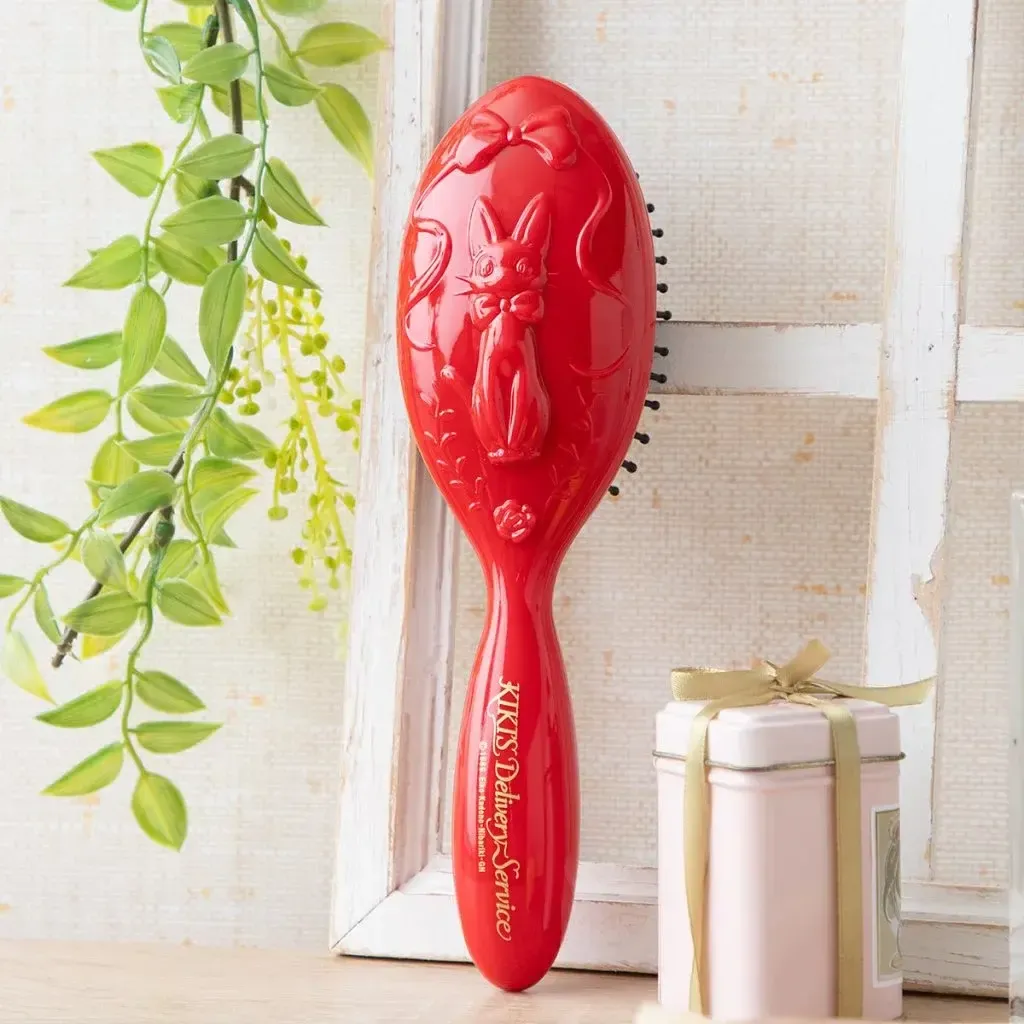 吉卜力 日本正品 立體浮雕 造型梳子 宮崎駿 魔女宅急便 黑貓吉吉 美髮 梳子 按摩梳 順髮 梳頭 收藏 禮物