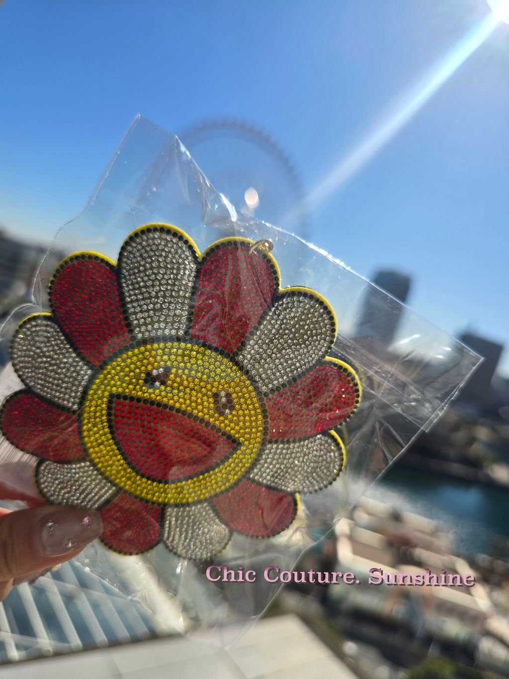Takashi Murakami Flower Rhinestone Keychain 村上隆笑臉花水鑽鑰匙圈

20250209_103952