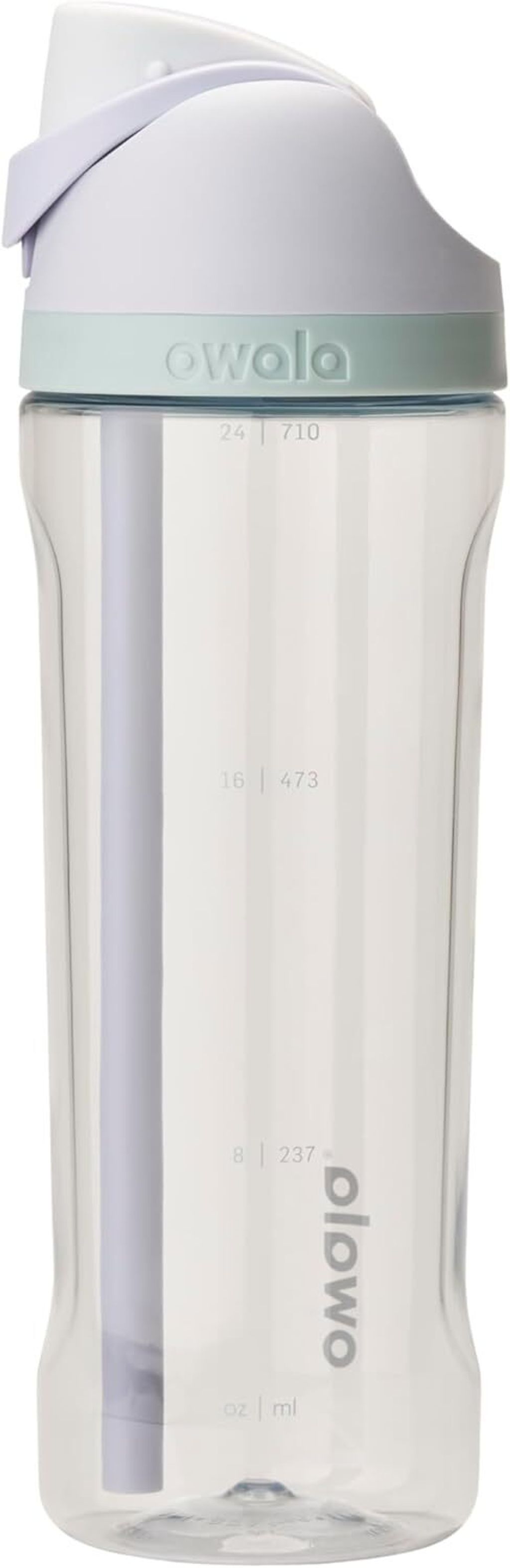 Owala FreeSip Clear Tritan Plastic Water Bottle with Straw, BPA-Free Sports Water Bottle,  2