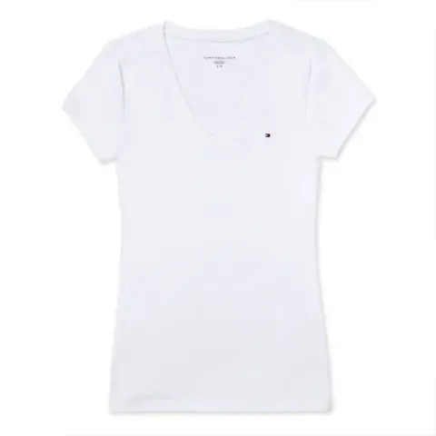 Tommy Hilfiger Women's Logo Tee 女生Logo經典短袖上衣  