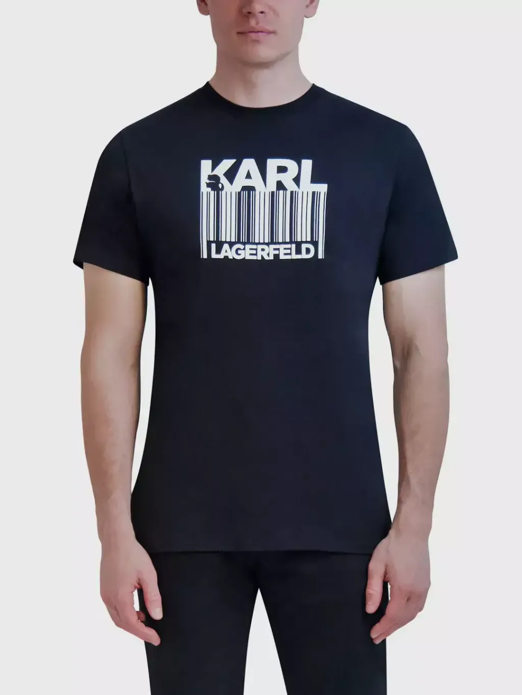 Karl Lagerfeld Black Barcode T-shirt