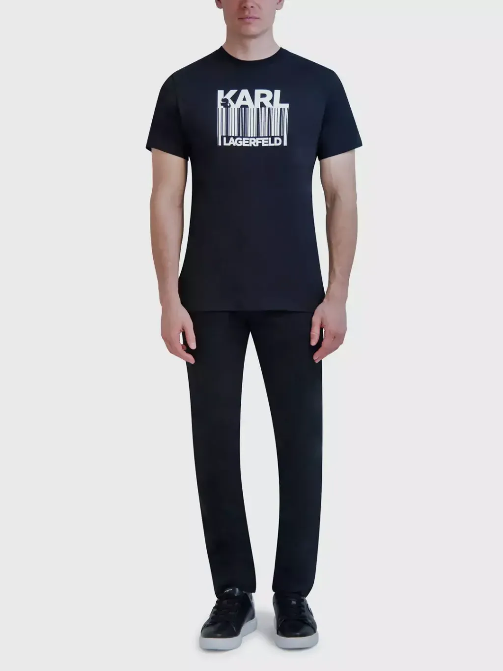 Karl Lagerfeld Black Barcode T-shirt 2