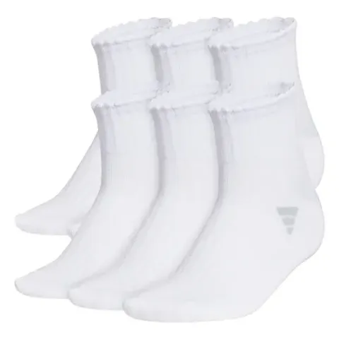 adidas Women's Quarter Sock, 6-pair  2