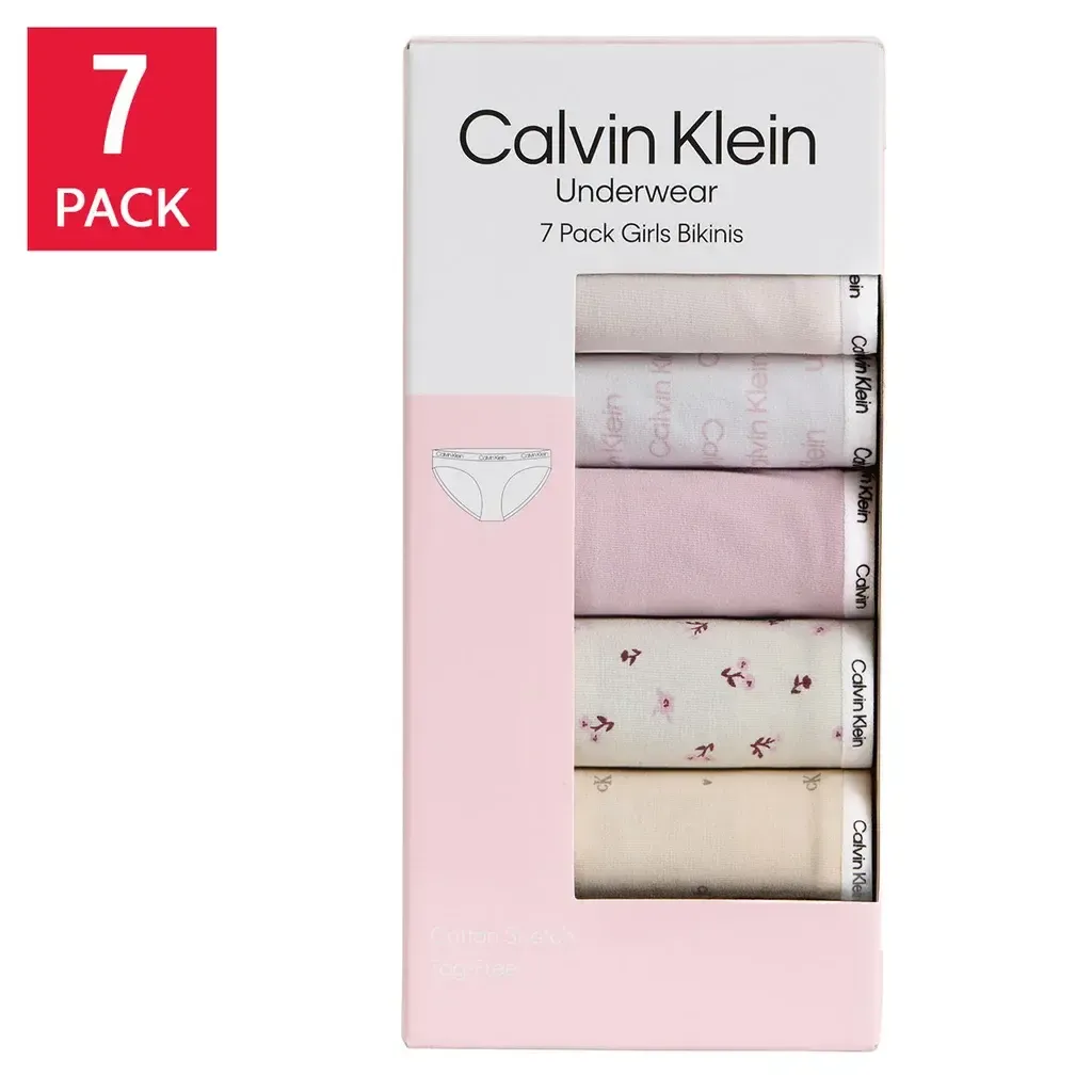 Calvin Klein Youth Bikini Underwear, 7-pack 