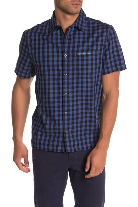 ck Short Sleeve Check Print Regular Fit Picnic Shirt $59 to $11.5+Tax
