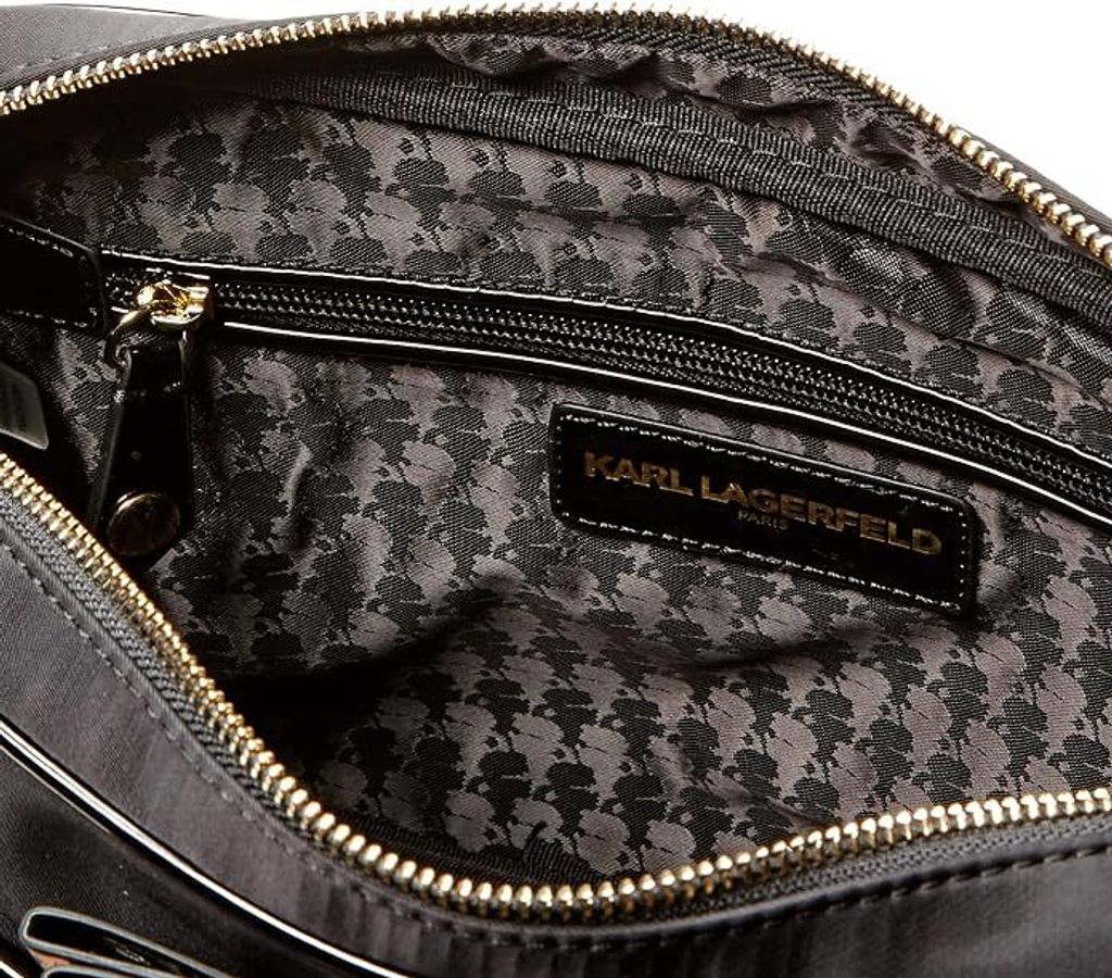 KARL LAGERFELD Paris PENNY NYLON:BOUCLE BOW Messenger Bag 2