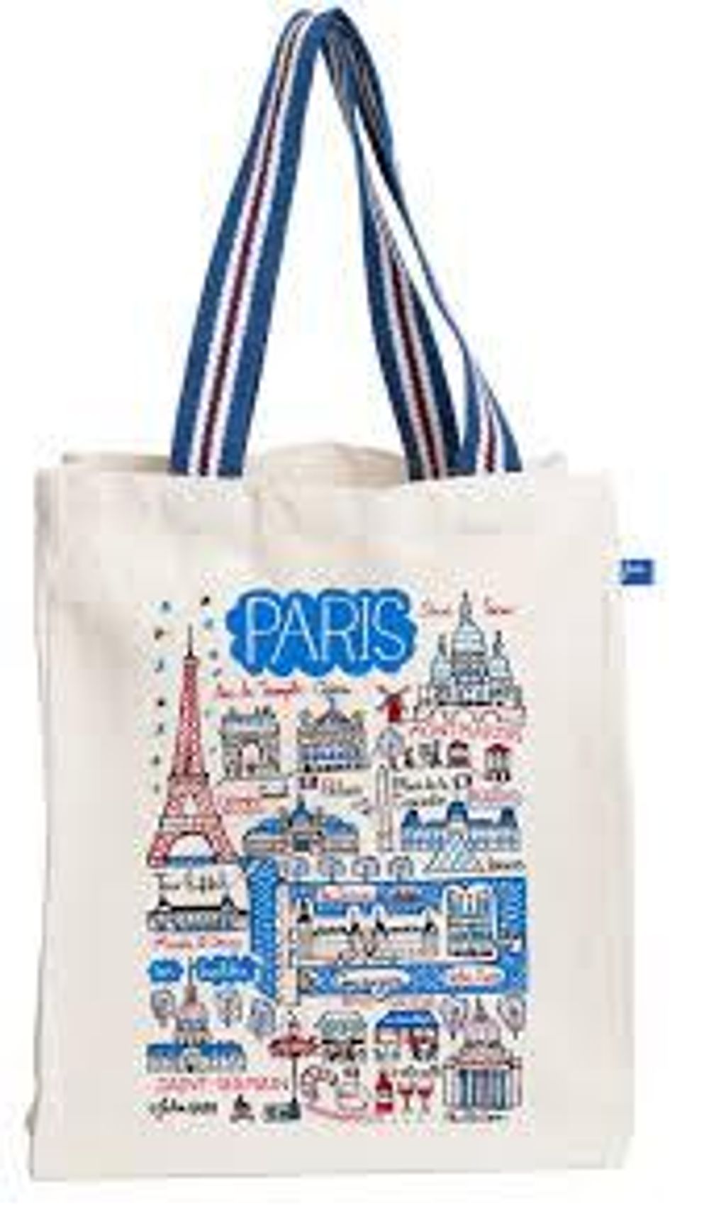 julia gash paris tote white handle