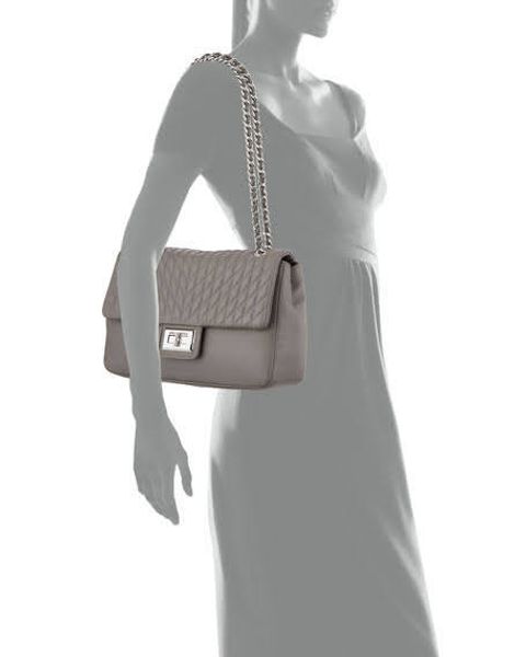 karl Agyness Quilted Leather Shoulder Bag $298 to $75 w tax (1)