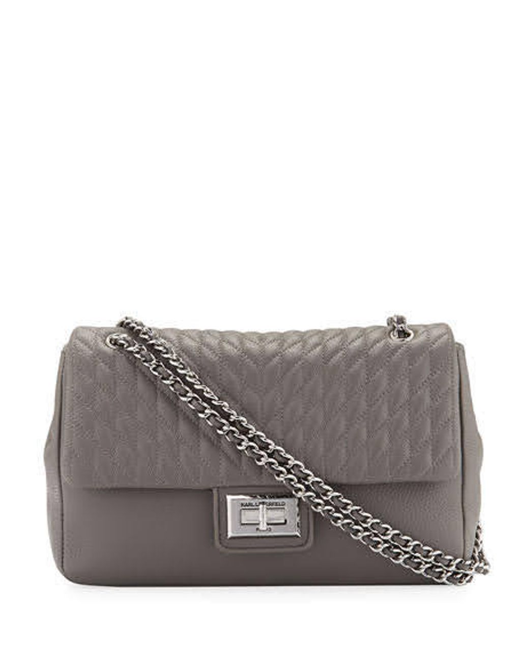 karl Agyness Quilted Leather Shoulder Bag $298 to $75 w tax 1 (1)