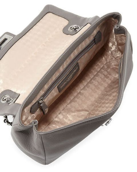 karl Agyness Quilted Leather Shoulder Bag $298 to $75 w tax 3 (1)