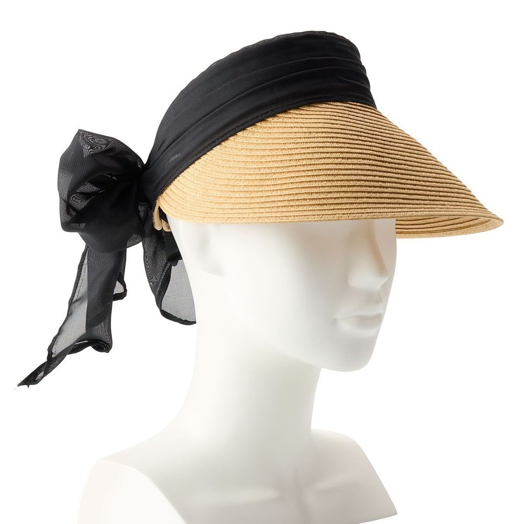 August hat Chiffon Scarf Visor 1