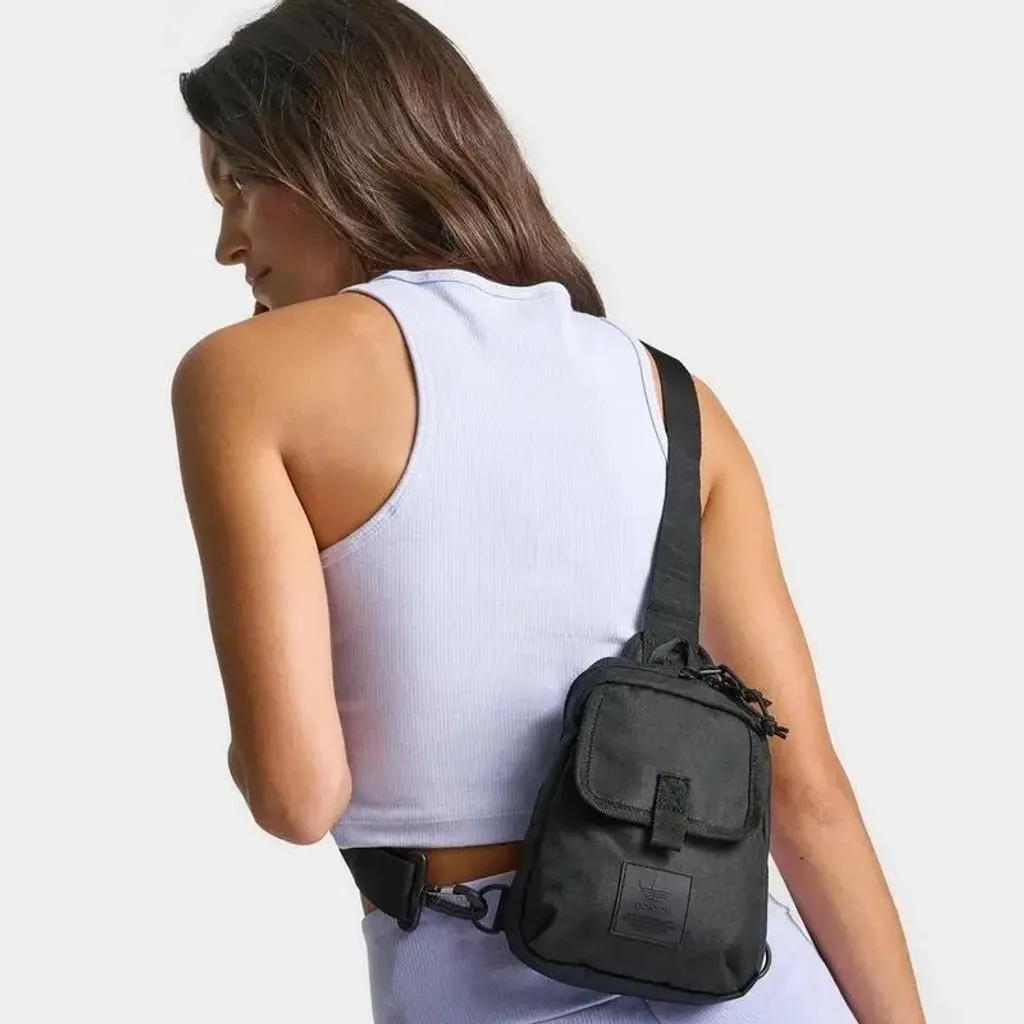 adidas Original Utility Mini Sling Bag Unisex IU9313 Black:Night Grey 3