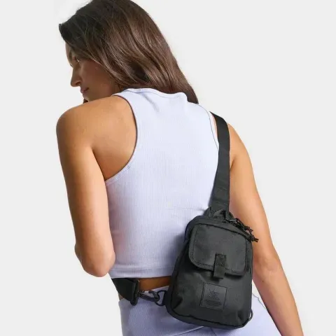 adidas Original Utility Mini Sling Bag Unisex IU9313 Black:Night Grey 3