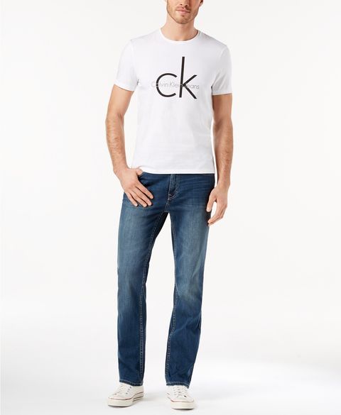 ck Men's Classic CK Logo-Print T-Shirt $9.7 w tax 4